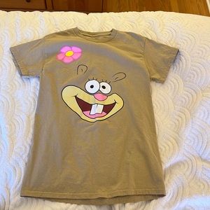 Women’s spongebob square pants, sandy shirt